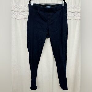 Old Navy Rockstar Mid-Rise Jean Jeggings 18 LONG - Navy